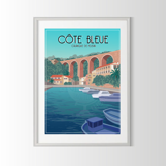 Côte bleue - calanque de Mejean